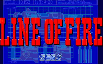 Line of Fire screen shot title